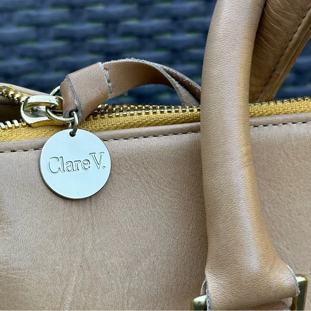 Clare V Tan Satchel Bag - Picture 2 of 16